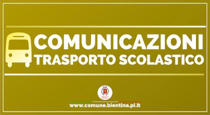 Trasporto scolastico 2024-2025 - Aggiornamento