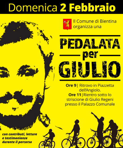 Pedalata per Giulio - Banner