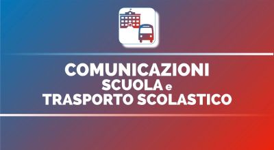 Comunicazioni Scuola e Trasporto scolastico - Banner