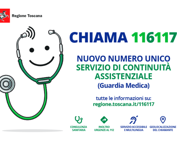 Nuovo numero unico Servizio di continuità assistenziale - GUARDIA MEDICA