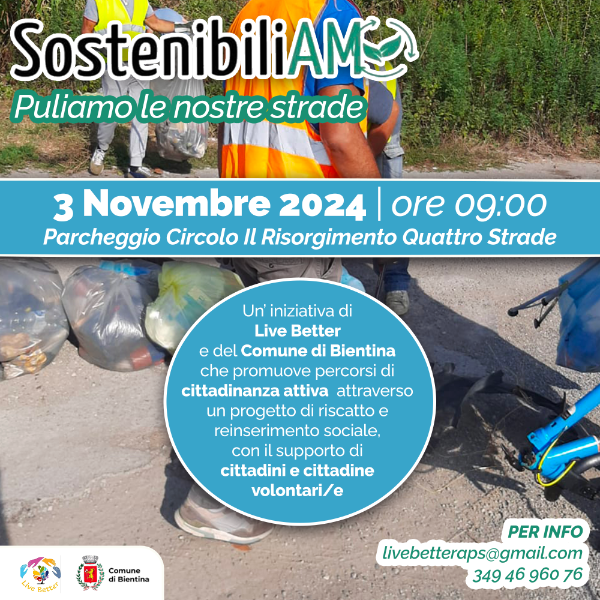 Sostenibiliamo 3 Novembre 2024 - Locandina