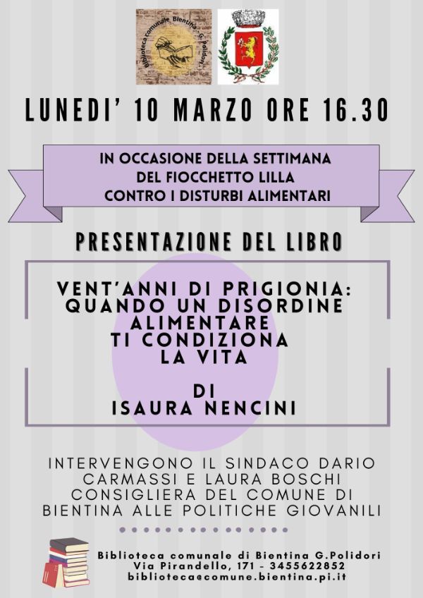 Presentazione libro - 10 Marzo 2025 - Locandina