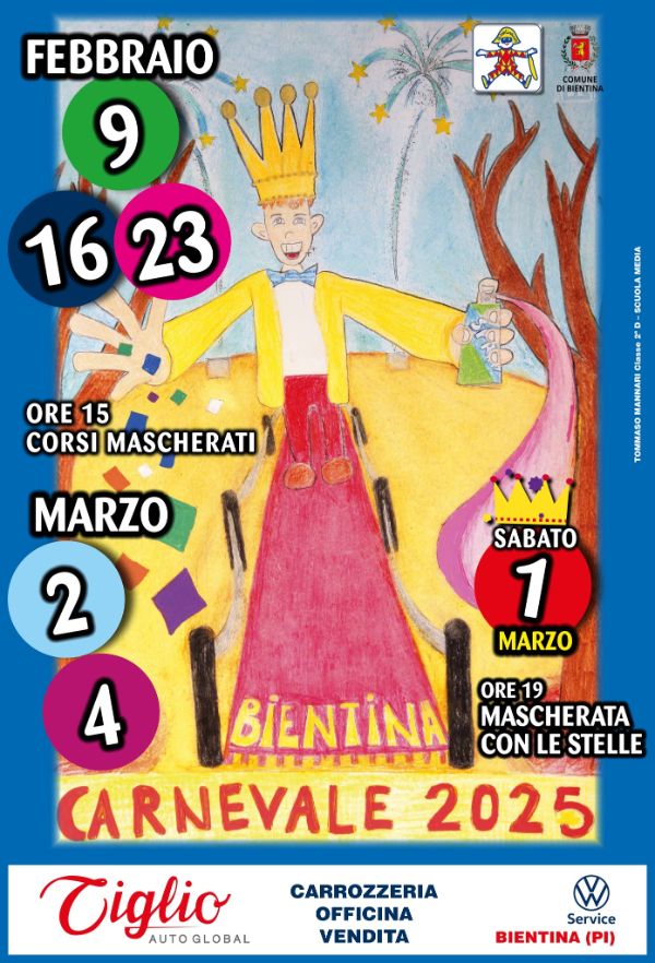 Carnevale di Bientina - Locandina